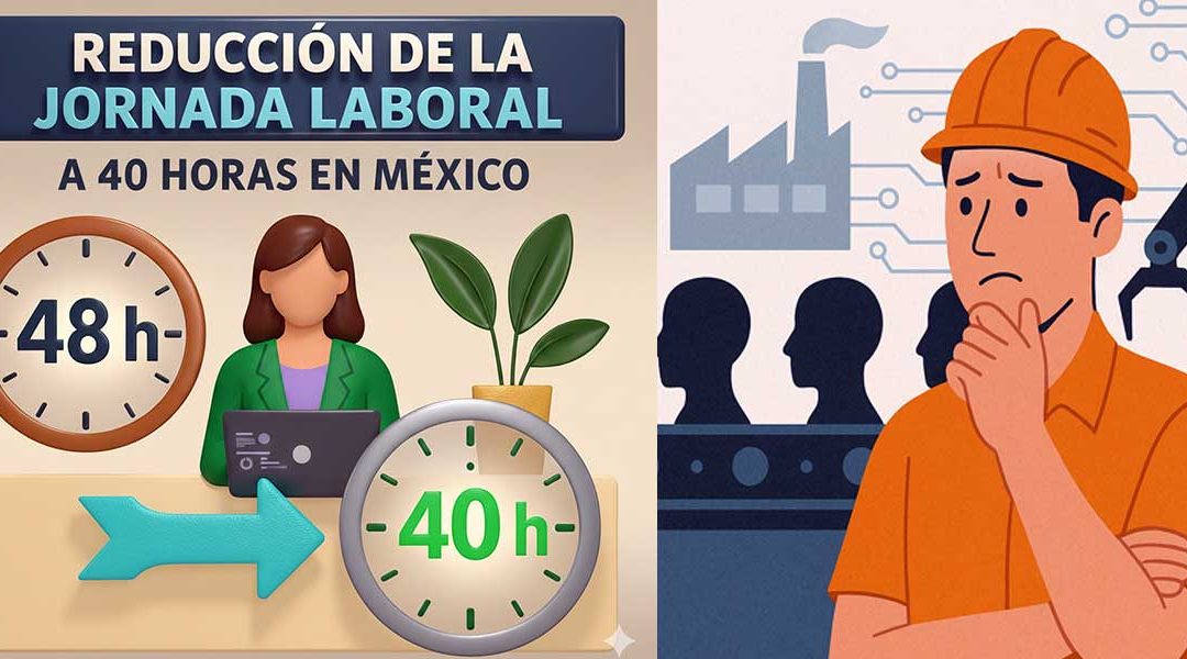 México aprueba las 40 horas: ¿avance laboral o miedo al desempleo tecnológico?