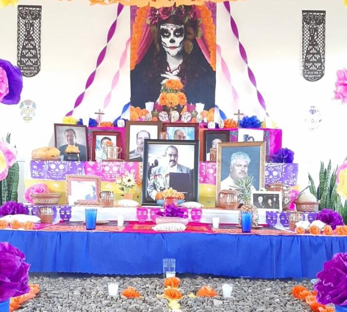 OFRENDA DE DIA DE MUERTOS S.N.T.E. DELEGACIÓN  SINDICAL D-IV-13 JUBILADOS, TLALTENANGO, ZAC.